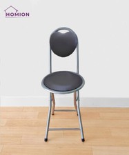 Heart Folding Chair Black &