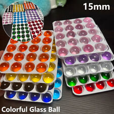 15mm Marble Beads Colorful