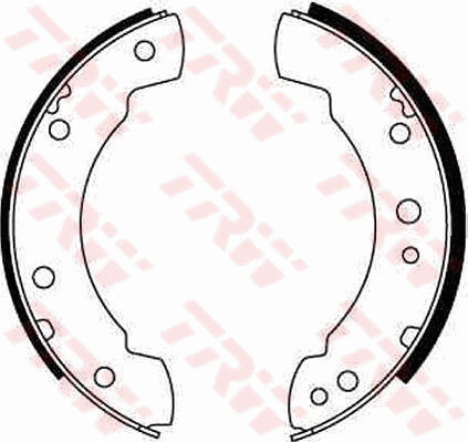 New brake shoe set - set, ldv