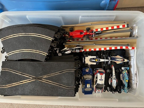 Large scalextric set includes - scalextric,