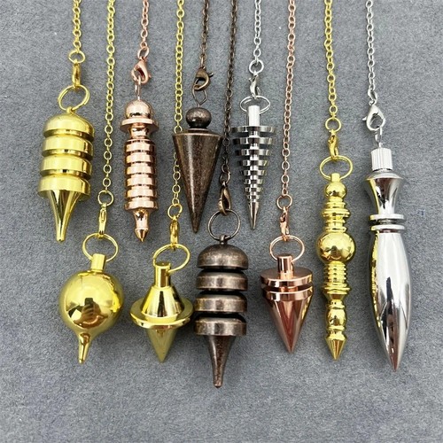 Metal dowsing pendulum healing - metal,