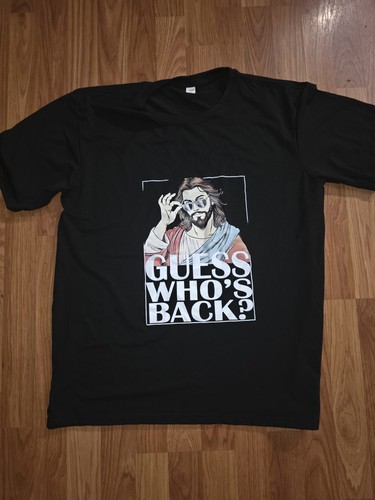 Guess who back jesus shirt - jesus, t-shirt