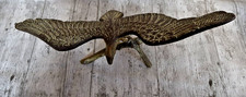 Brass Eagle Perched On Branch