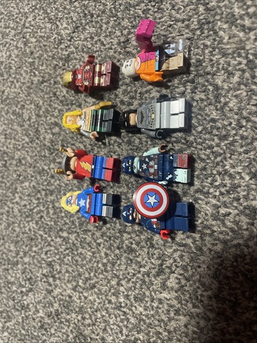 Lego minifigures marvel 8 - minifigures, dc/marvel