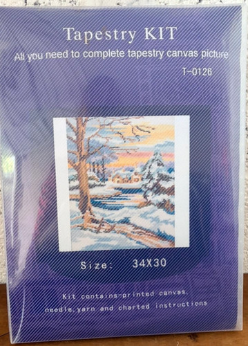 Orchidea tapestry kit winter - tapestry, kit-
