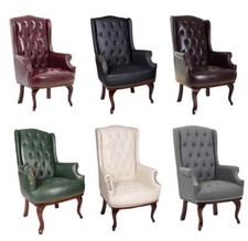 Chesterfield high back chair - high,