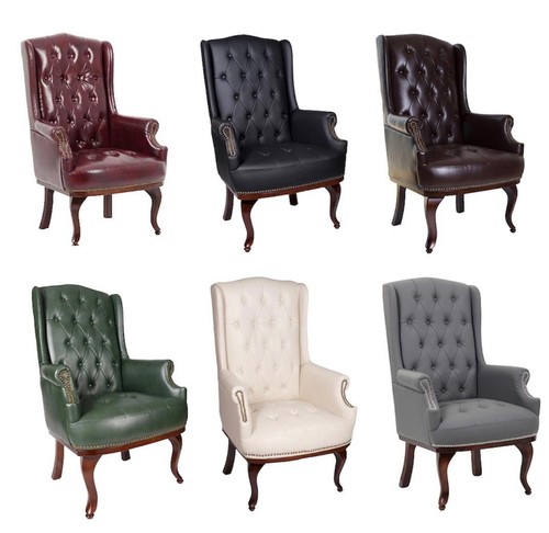 Chesterfield high back chair - chesterfield,