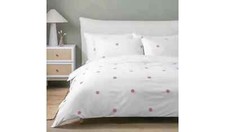 Habitat Tufted Polka Dot Pink Bedding Set - Single (1589)
