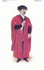Cambridgeshire Postcard - University Robes - Doctor of Medicine - Ref E516