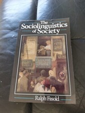 The Sociolinguistics of Society 