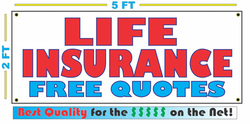Life insurance banner sign - life,