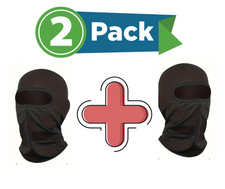 2 Pcs Quick-dry Balaclava Full Face Mask Breathable Beanies Cycling Hood Caps