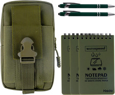 6 Pcs Waterproof Notebook, 3 X