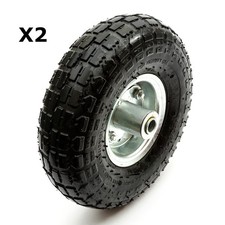 2 x 10" 135kg Pneumatic Tyre &