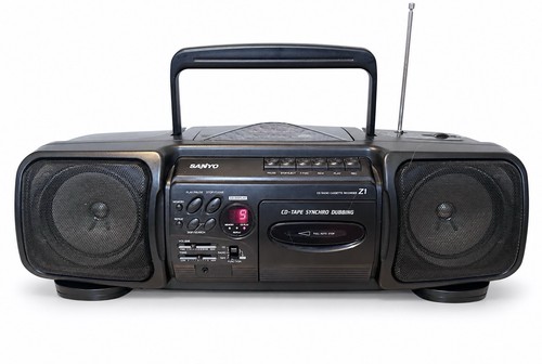 Vintage ghetto blaster - ghetto, cd