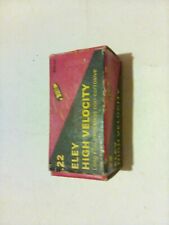 Vintage/collectors .22  Eley/IMI/Kynoch HV solid cartridge box,empty.