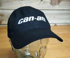 Cam-Am Classic Curved Cap Men - Black (Adult One Size Adjustable) USA Biker VGC
