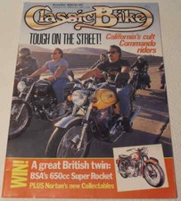 Classic Bike 12/87 Ducati 750