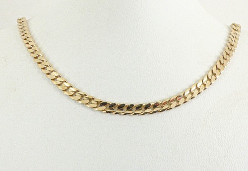 9ct gold curb chain - 9ct,