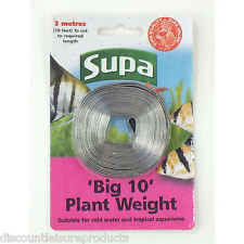 Supa 'Big 10' Aquarium Fish Tank Plant Weight 10ft Lead Strip