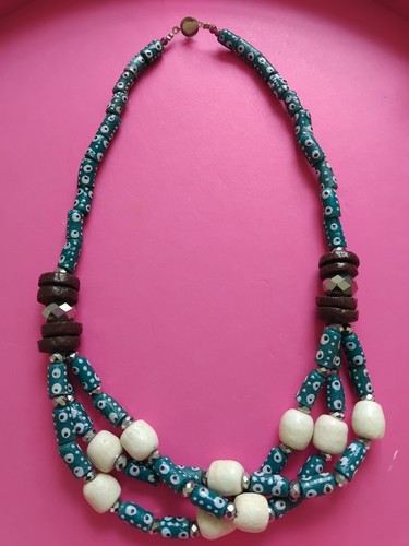 Elegant african stone beaded - african,