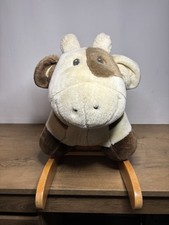 Mamas And Papas Rare Rocking Cow Toy With Rattle Sounds