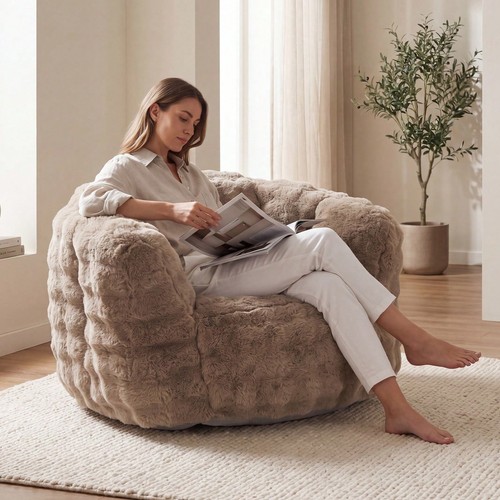 Oversized faux fur - oversized, bag