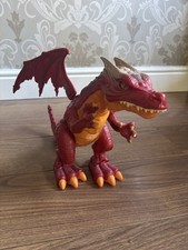 Robo Alive Fire Breathing Red Dragon Roars and Walks Battery Powered 10.5" Zuru