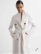 Reiss Coat Relaxed Wool