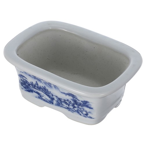 Hand painted planter flower - painted,
