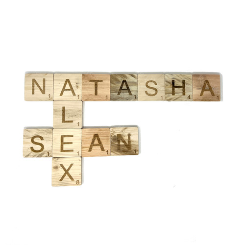 Solid pine scrabble medium - pine,