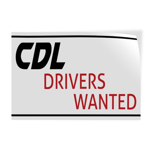 Decal stickers cdl drivers - decal,