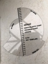 Aerad North Atlantic plotting chart template 