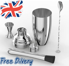 Cocktail Shaker Glass Muddler