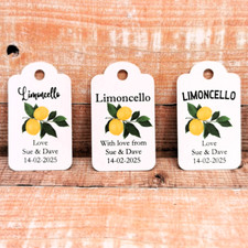 Personalised Limoncello Favour