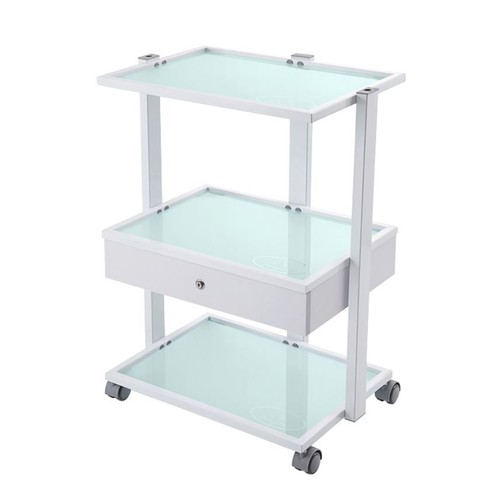 Glass salon trolley - glass,
