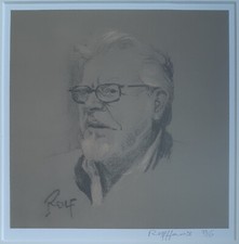 Rolf Harris (1930-2023) Pencil signed limited edition print 'Self Portrait'