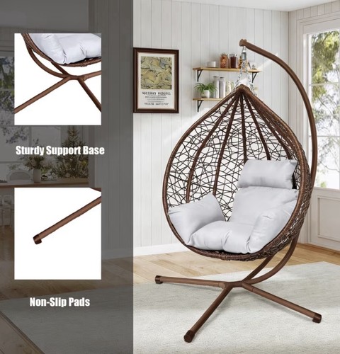 Metal frame grey hanging - grey,