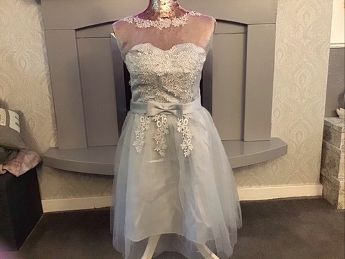Prom dress silver - dress.,