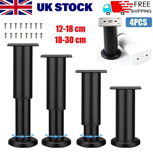 Adjustable furniture legs - 4x,