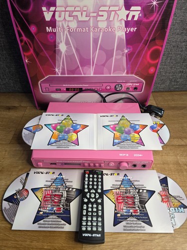 Vocal star 400 pink karaoke - pink,