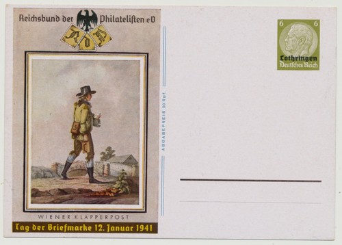 Lorraine 1941 postal