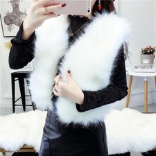 Faux Fur Lady Gilet Waistcoat