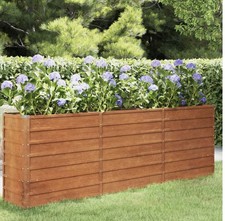 Garden Raised Bed 320x40x77 cm Corten Steel vidaXL