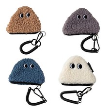 Cartoon Onigiri Coin Holder Zippers Storage Bag For Easy Carrying And Storage