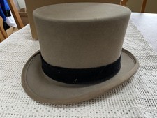 Vintage Top Hat Grey 57cm