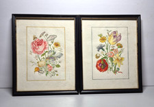 2 ORIGINAL 1939 Watercolor