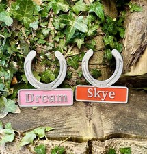 Horseshoe name badge custom - badge,,