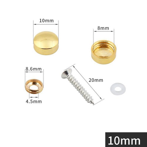 Dome flat screw cover caps - dome/flat,