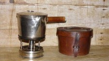 WW1 Military Campaign Field Stove Cooker In Leather Case By Army & Navy CS
